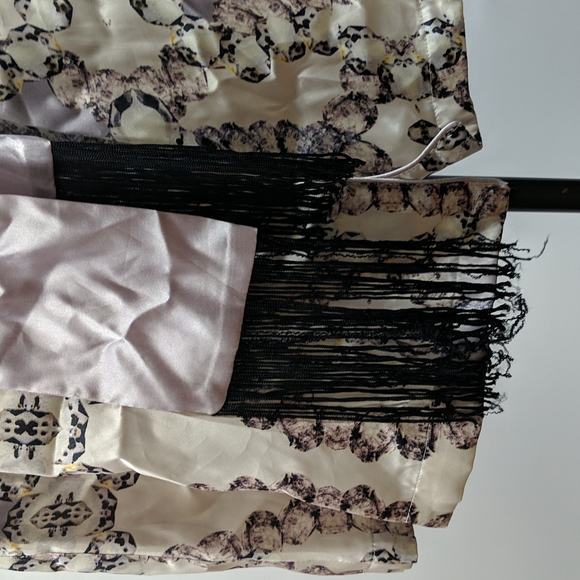 Peter Alexander Dressing Gown Robe Size Small Purple Abstract Pattern Belt - Picture 6 of 9